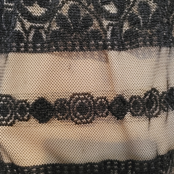 Bebe Fringe and Lace Flapper-esque Dress - Picture 12 of 12